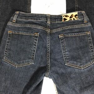 Zara Dark Blue Straight Leg Jeans